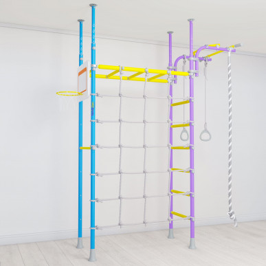 Home play Gym Monkey (lilac/blue)