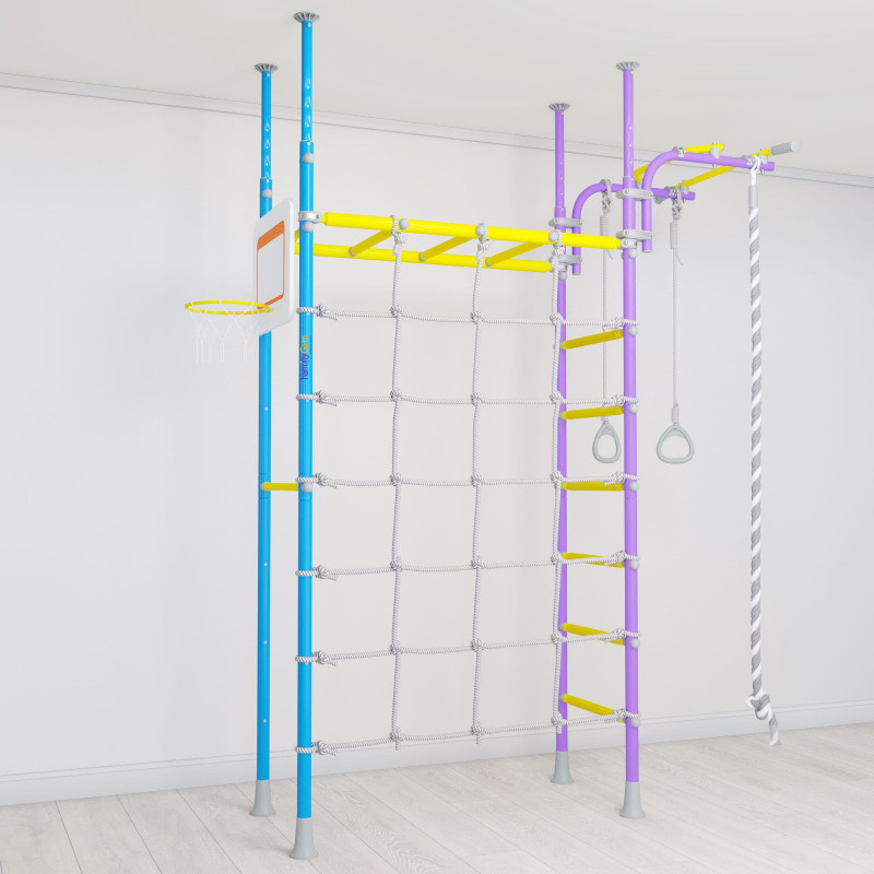 Home play Gym Monkey (lilac/blue)