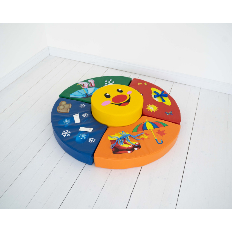 Home play Gym Panda Wall app (White yellow)