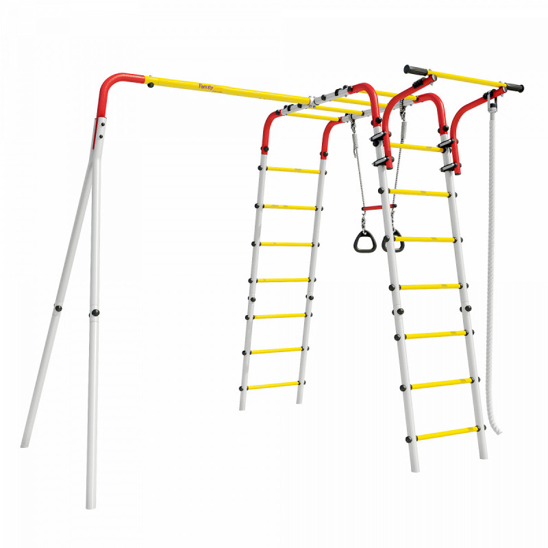 Playground Play Backyard (white, red, yellow)