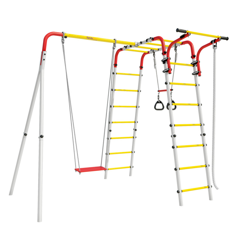 Playground Play Backyard (white, red, yellow)